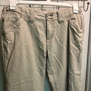 Maurices Tan Flare Wide Leg Jeans Relaxed Fit